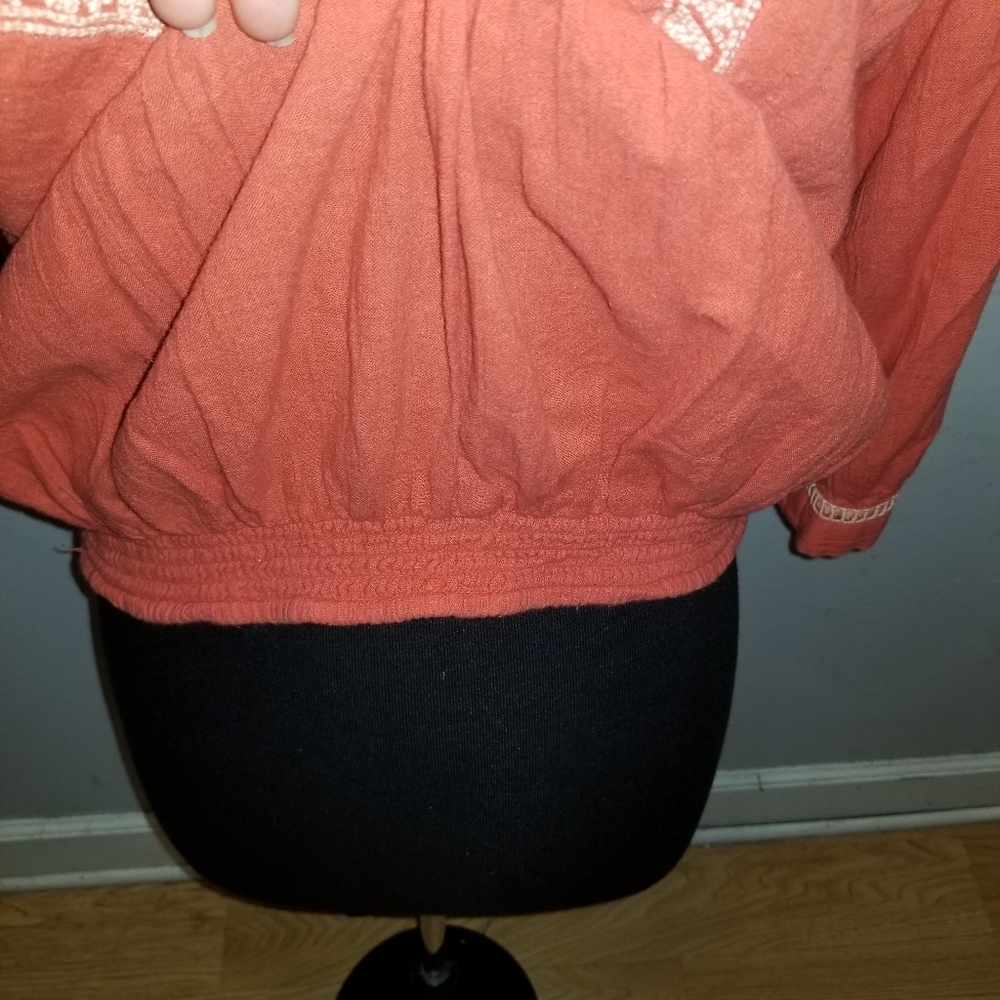 Vintage America coral top small - Picture 4 of 6